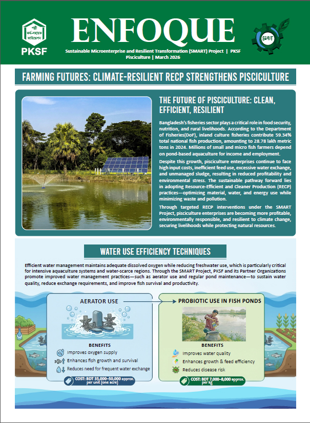 PKSF SMART Pisciculture Enfoque