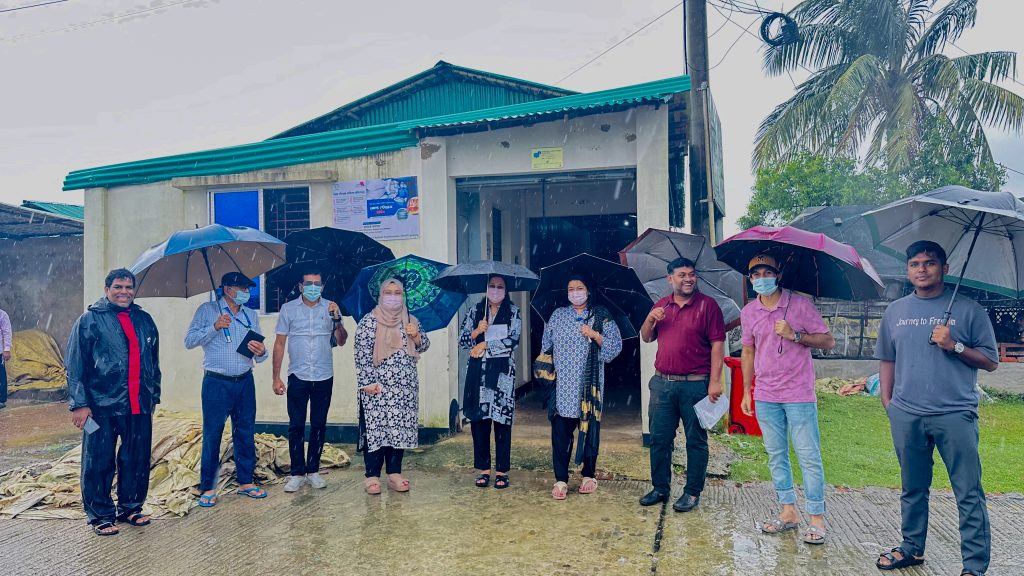 World Bank, PKSF and Coast Foundation officials participate in a Hazard Identification and Risk Assessment session for the dry fish processing sub-project.